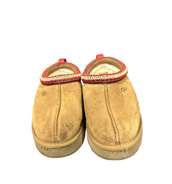 Kids Ugg tazz slippers in chestnut size 1 - Picture 1 of 6